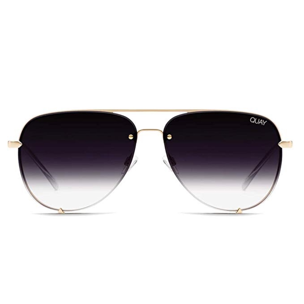 Quay highkey rimless gold fade